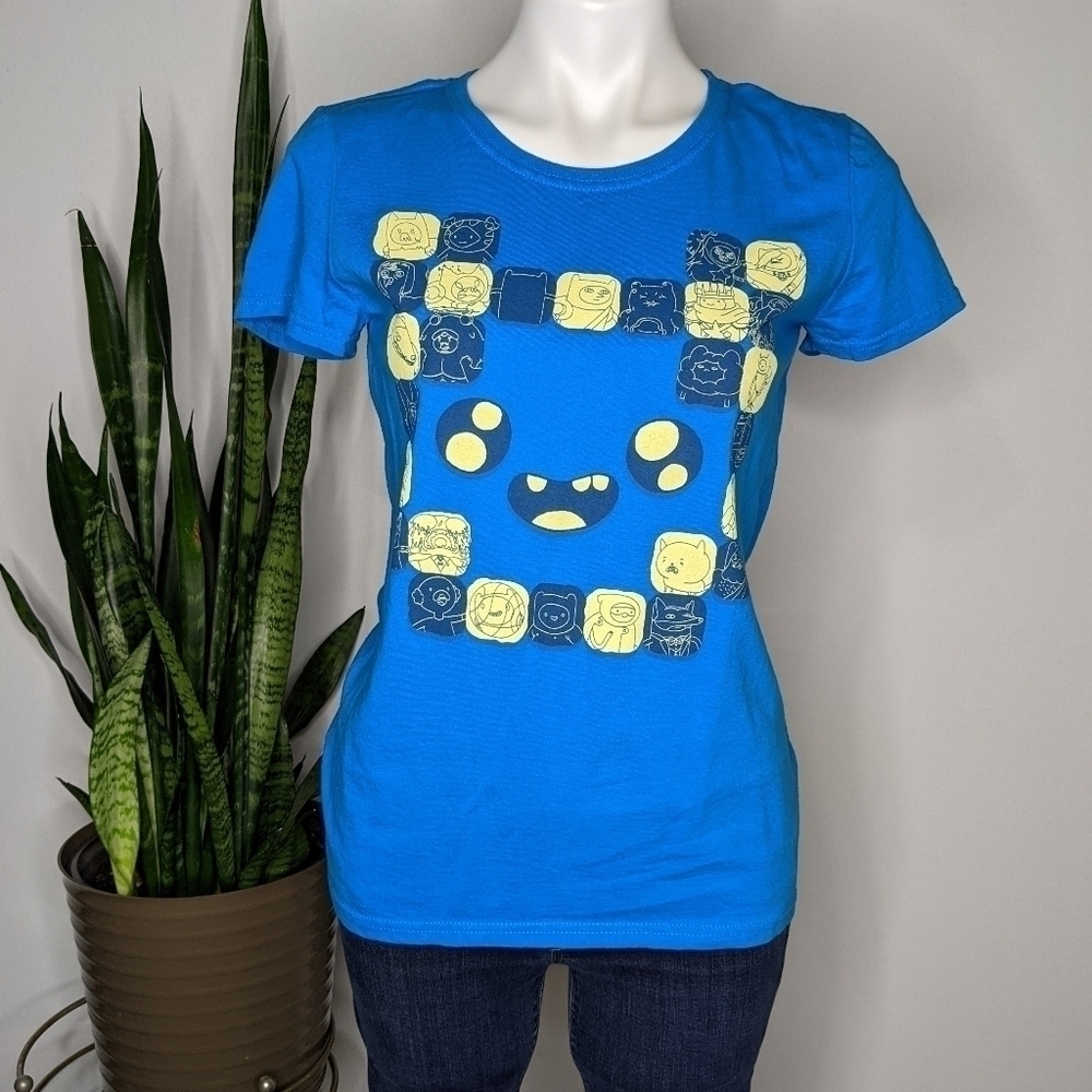 ✨3/$15 Loot Crate Adventure Time blue t-shirt M